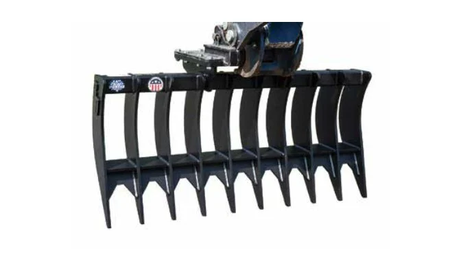 Heavy Duty Excavator Rake