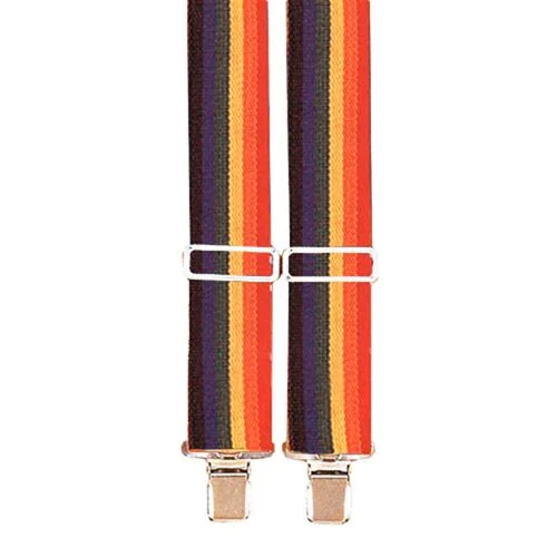 Heavy Duty Rainbow Suspenders (X-Large)