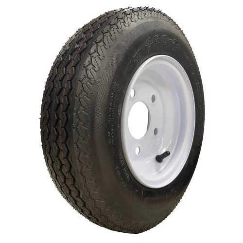 HI-RUN Trailer Tire, 4.80-8, 5-Hole, Load Range C, ASB1108