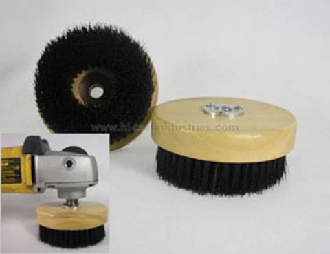 Hi-Tech Industries 5" Wood Block Rotary Brush (ROPB-5811)