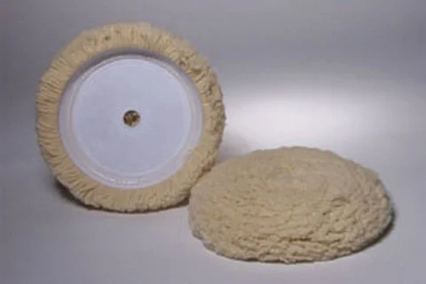 Hi-Tech Industries 7.5" X 1.5" Velcro Wool Buffing Pad (HB175)