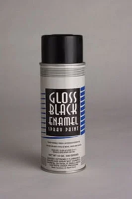 Hi-Tech Industries Gloss Black Enamel Spray Paint (HT-1803)