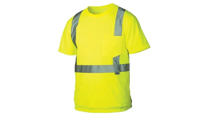 Hi Vis Safety T-Shirt with Pocket (Pack of 5)