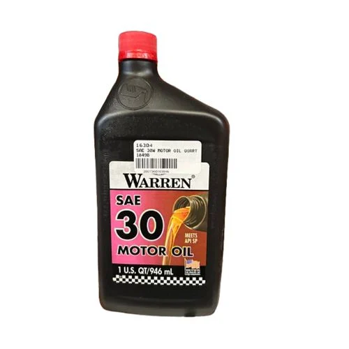 High Detergent SAE 30 WT Motor Oil, 1 Qt.