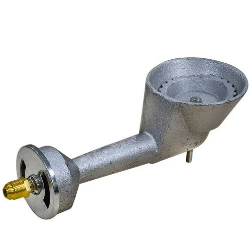 High Pressure Burner, 46,000 BTUs, Brass Elbow Fitting