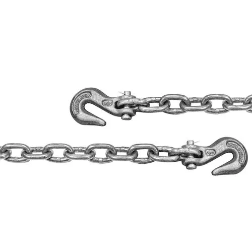 High Test Chain with Clevis Hooks, 3/8 In. x 14 Ft.