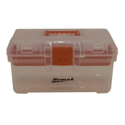 Homak 16" Transparent Hand Carry Toolbox (TP00115088)
