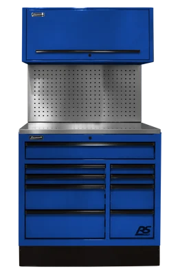 Homak 41" CTS Combo with Toolboard Back Splash, Blue (BLCTS41002)