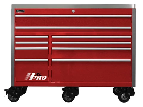 Homak 60 in. HXL 10-Drawer Roller Cabinet Tool Box, Fury Blue (HX04060113)
