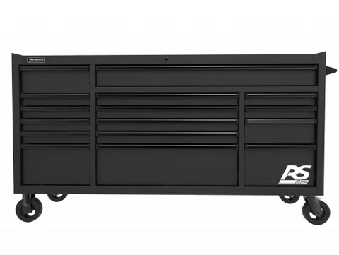 Homak 72 in. RS Pro Series Rolling Cabinet, Black (BK04072160)