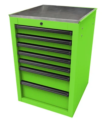 Homak RS PRO 22" 7-Drawer Side Cabinet, Lime Green (LG08022070)