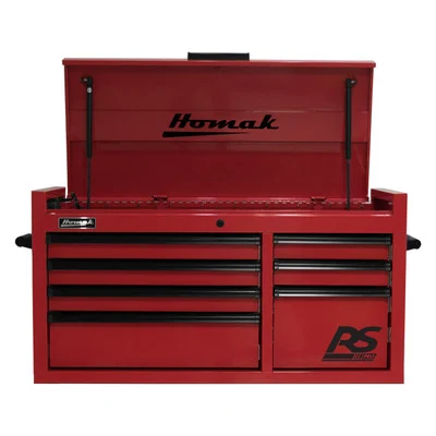 Homak RS Pro Red Top Chest, 41" x 24" x 21" (RD02004173)