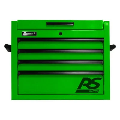 Homak RS Pro Series 4 Drawer Tool Chest, Green, 27" x 23.5" x 21.37" (LG02027401)