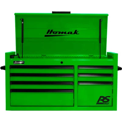 Homak RS Pro Series 40.5" x 23.5" x 21.37" 7-Drawer Green Tool Chest (LG02004173)
