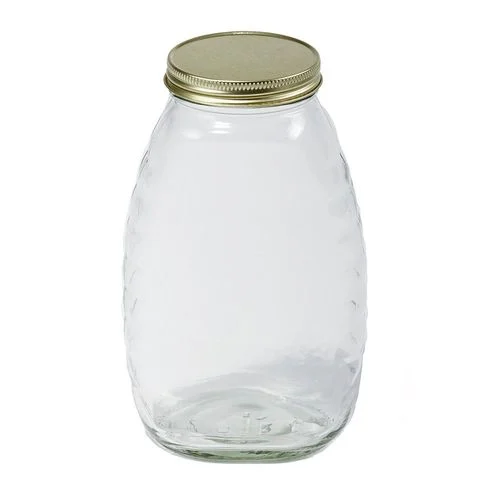 Honey Glass Jars, 32 Oz., 12 Pack