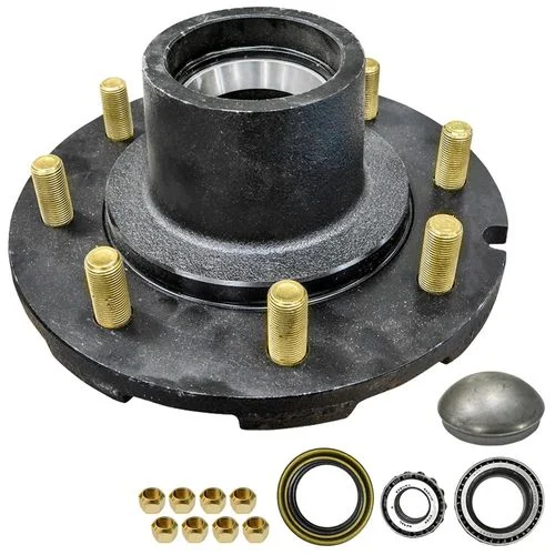 Hub Assembly, 8 Stud, 8 In. Bolt Pattern, 6000 Lb. Capacity