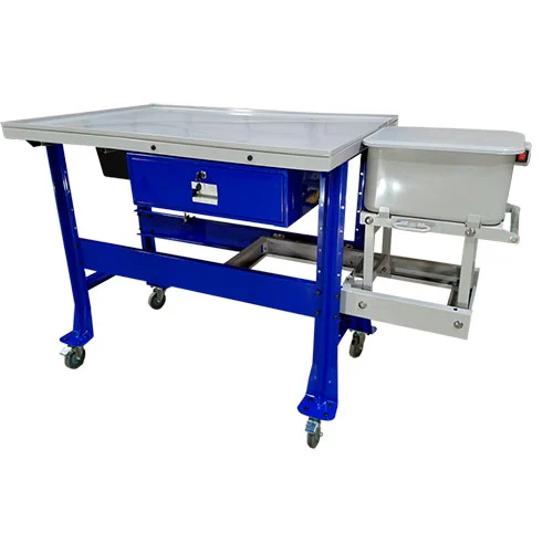 iDEAL Premium Tear Down Table & Part Washer - 1,000 lbs. Capacity
