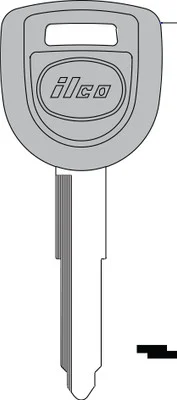 Ilco MAZ2-4R-PT Mazda Transponder Key