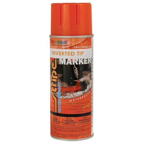 Inverted Tip Marker Paint, Orange Fluorescent
