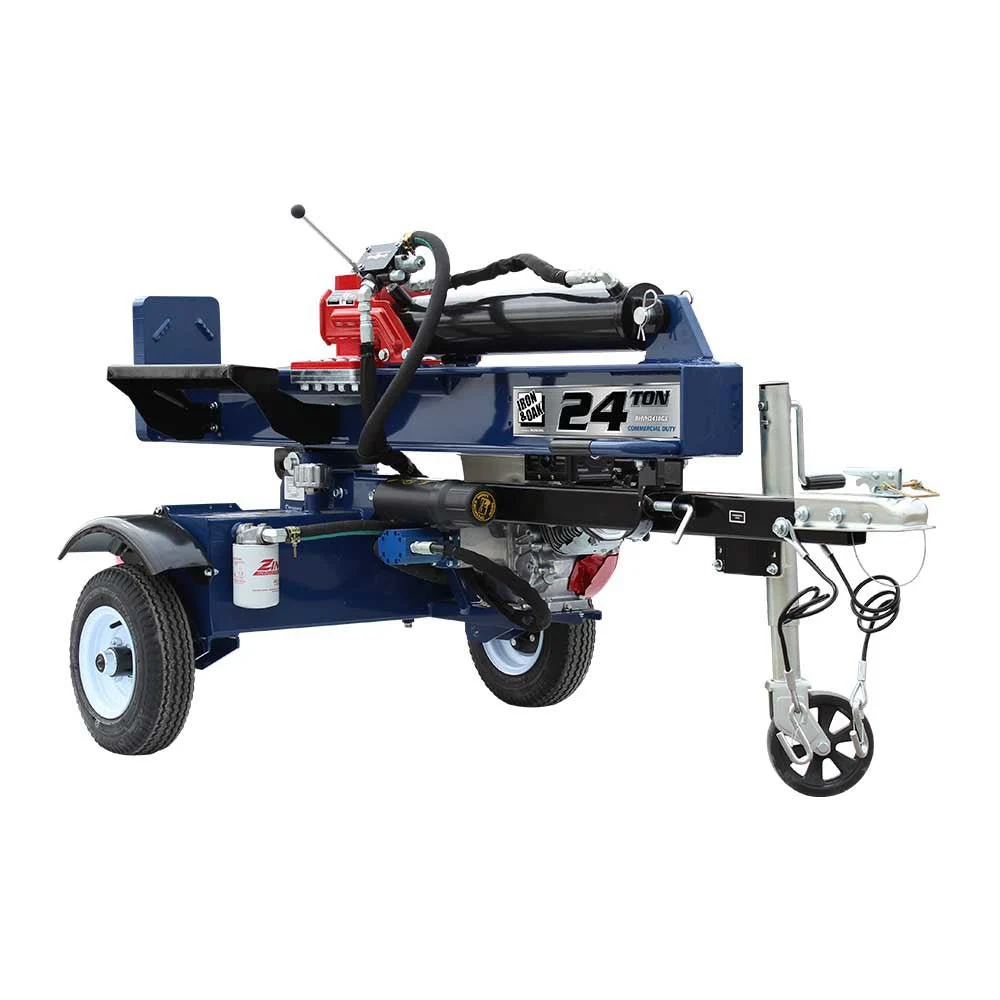 Iron and Oak Log Splitter | 24-Ton | Honda GX160