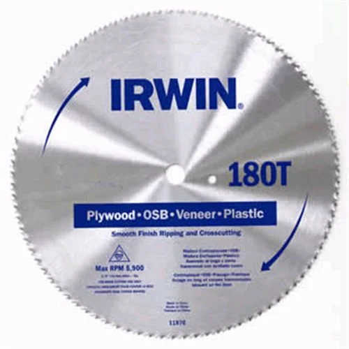 IRWIN 11840 7-1/4 Inch 140 Tooth Circular Saw Blade