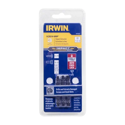 Irwin 3-Piece Impact Screw Extractor Set (1876224)