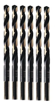 Irwin 31/64" x 5-7/8" Black & Gold Drill Bit w/ Split Point (3019031B)