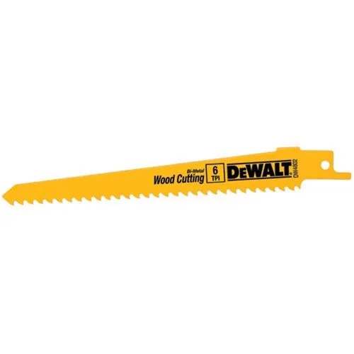 Irwin 6" 6 TPI Reciprocating Bi-Metal Blade (5 pack)