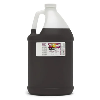 Iwata 1 Gallon Com Art Colours Acrylic Opaque Black (10015)