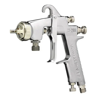Iwata W200-201S 2.0mm Spray Gun w/ PC4S 400mL Aluminum Cup (4638)