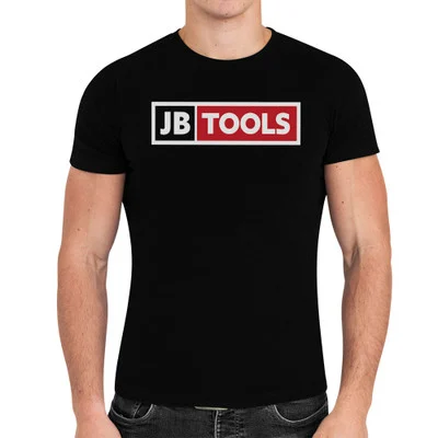 JB Tools Black T-Shirt X-Large