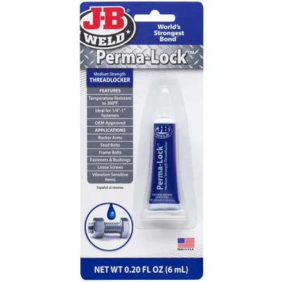 JB Weld Perma-Lock Blue Threadlocker, 50 ml (24250)
