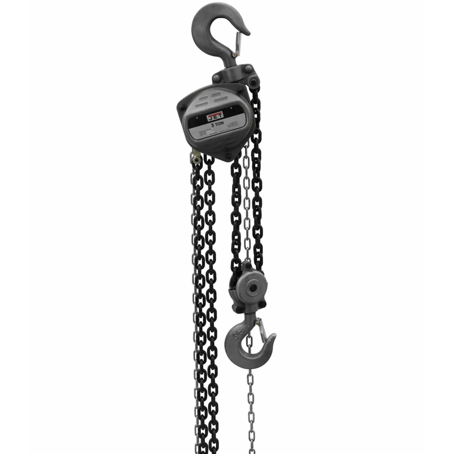 Jet 101940 S90-300-10 3-Ton Hand Chain Hoist With 10-Foot Lift