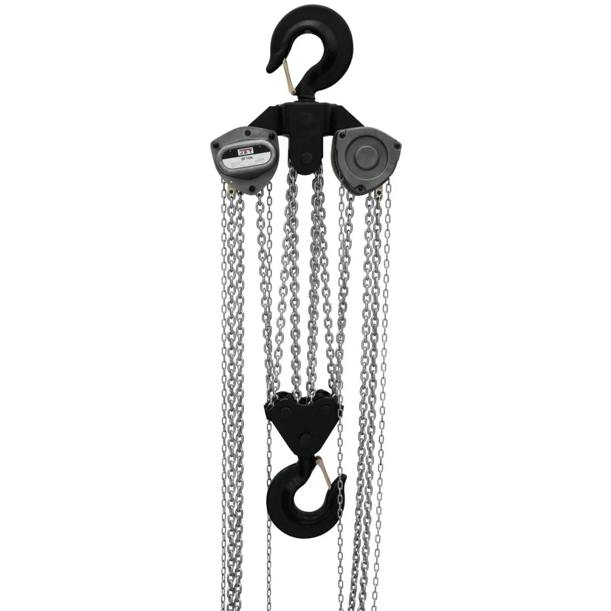 JET 108030 L-100-2000WO-30 20-Ton Hand Chain Hoist With 30-Foot Lift & Overload Protection
