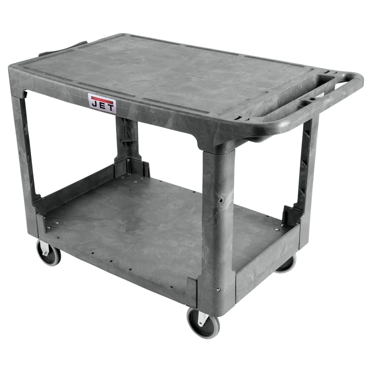 JET 141017 PUC-44x25, Resin Flat Top Utility Cart