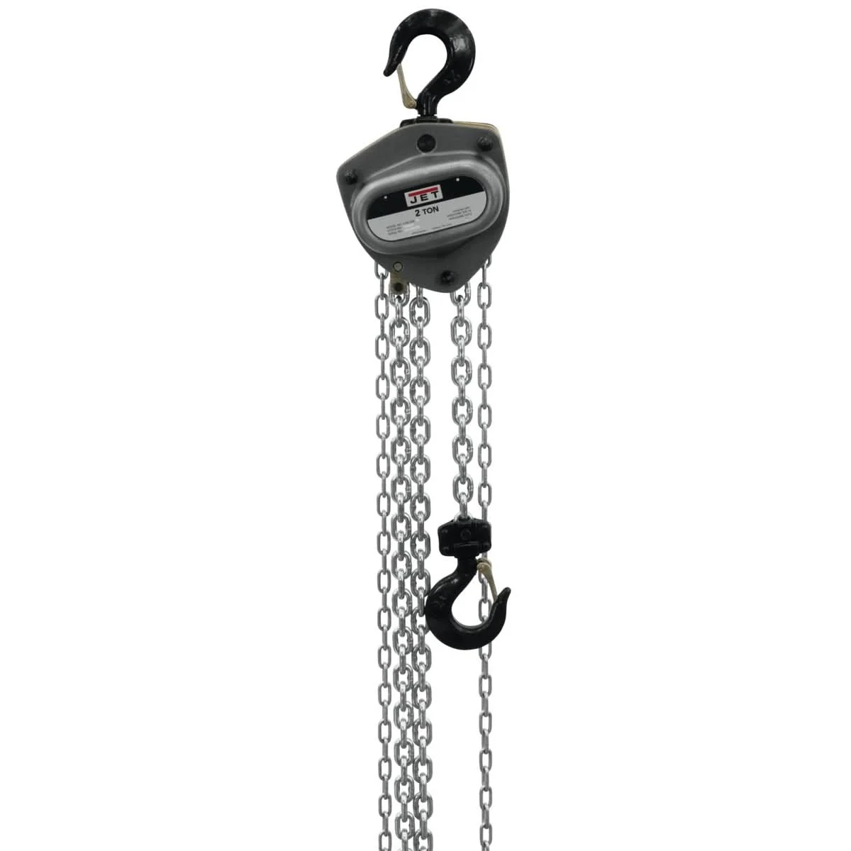 JET 206130 L-100-200WO-30, 2-Ton Hand Chain Hoist With 30-Foot Lift & Overload Protection