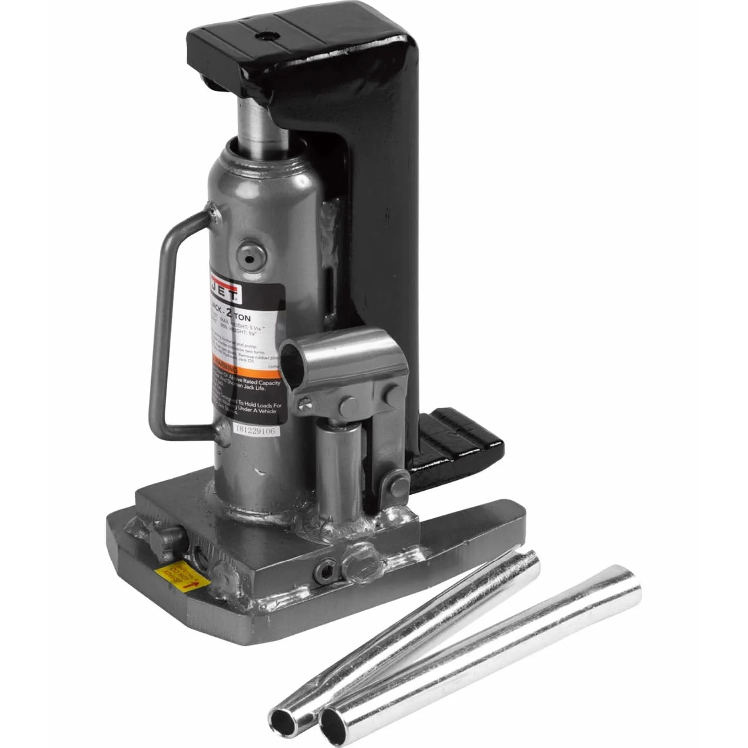 Jet 454502 JTJ-2ST 2-Ton Hydraulic Toe Jack Toe Jack