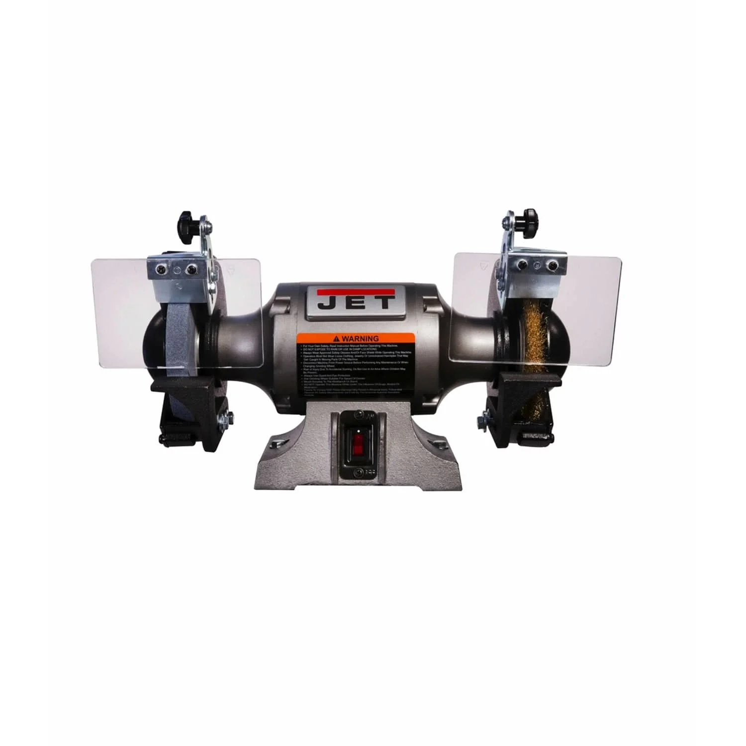 Jet 577126 JBG-6W Shop Grinder with Grinding Wheel and Wire Wheel