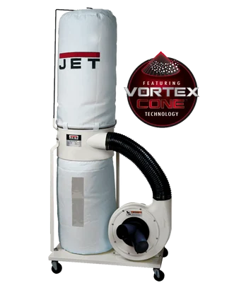 Jet DC-1200VX-BK3 2HP 3PH Dust Collector w/30-Micron Filter (710703K)