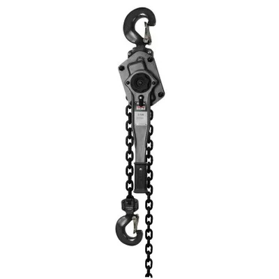 Jet JLP-A Series 3 Ton Lever Hoist 15' Lift & Shipyard Hooks (287802)