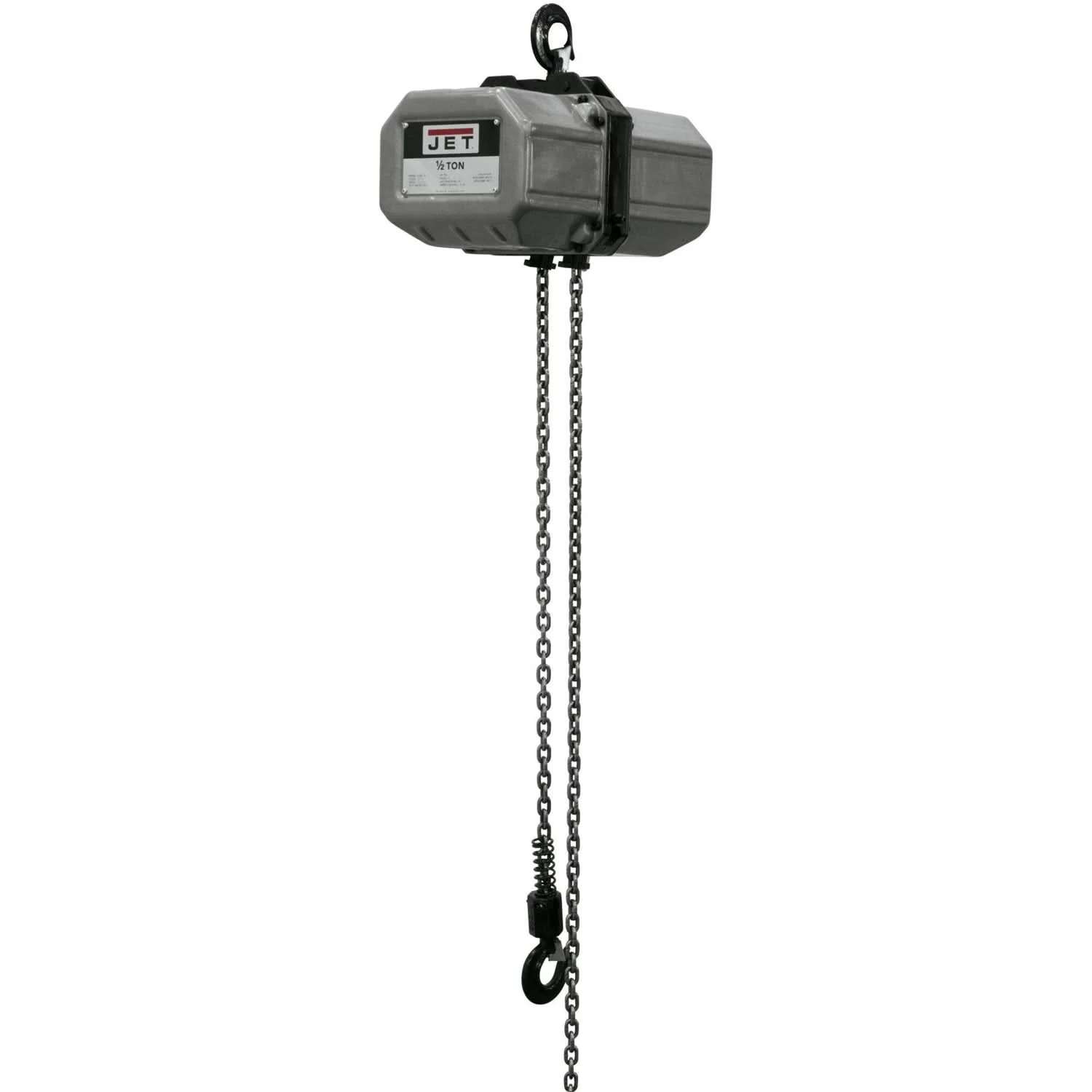 Jet Tools 121100 1/2SS-1C-10, 1/2-Ton Electric Chain Hoist 1-Phase 10' Lift
