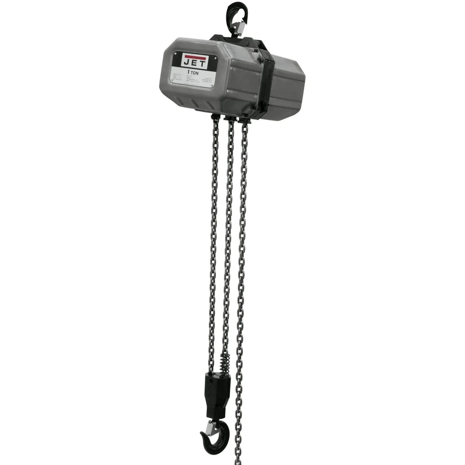 Jet Tools 131500 1SS-3C-15, 1-Ton Electric Chain Hoist 3-Phase 15' Lift