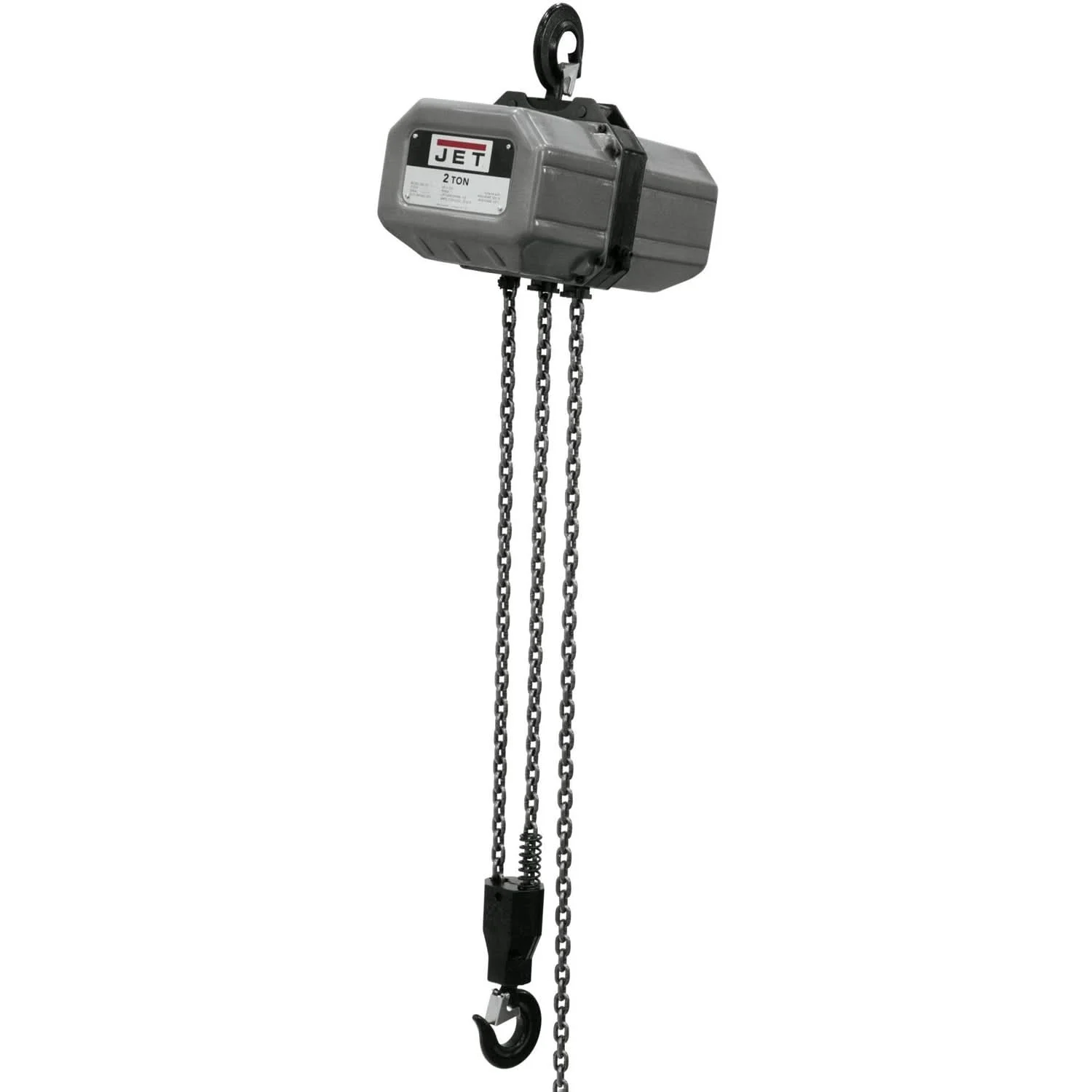 Jet Tools 211000 2SS-1C-10, 2-Ton Electric Chain Hoist 1-Phase 10' Lift