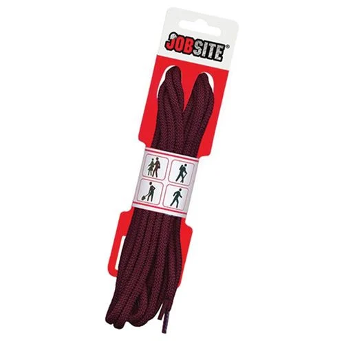 JOBSITE Brown Braided Laces, 60" Long