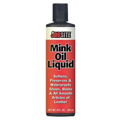 JOBSITE Liquid Mink Oil, 8 oz.