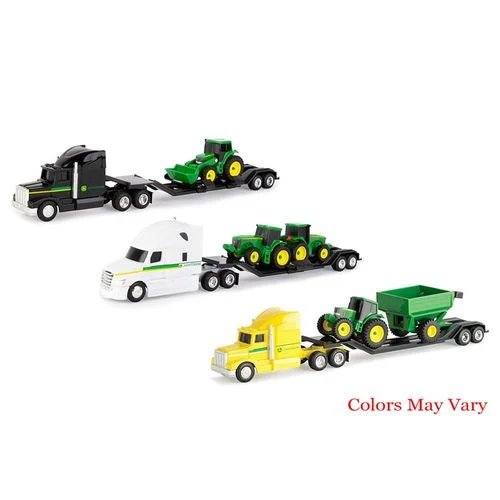 John Deere Hauler Semi and Tractor Toy