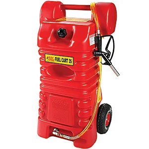 John Dow 25-Gallon Portable Poly Fuel Cart with Gravity Flow (FC-25PFC)