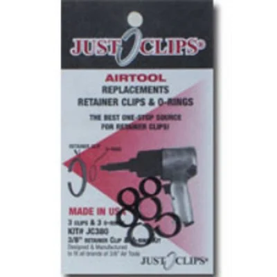 Just Clips 500-12 12Pack 1/2 Anvil Retainer Clip Refill Kit