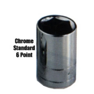 K Tool 3/4" Drive 15/16" Standard 6-Point Chrome Socket (KTI24130)