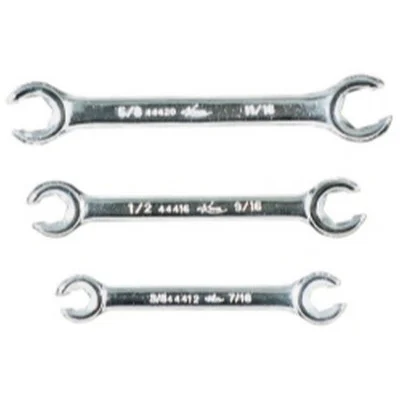 K Tool 3-Piece SAE Flare Nut Wrench Set (KTI44003)